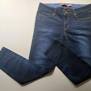 Paige Skyline Womens Jeans Sz 30 Skinny Dk Blue